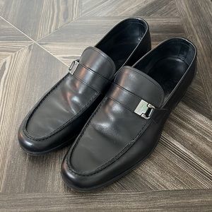 Mens Salvatore Ferragamo Black Dress Shoes